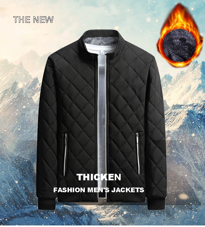 Title 2, Herren Herbst Winter Baseball Jacke Plüsch und ...