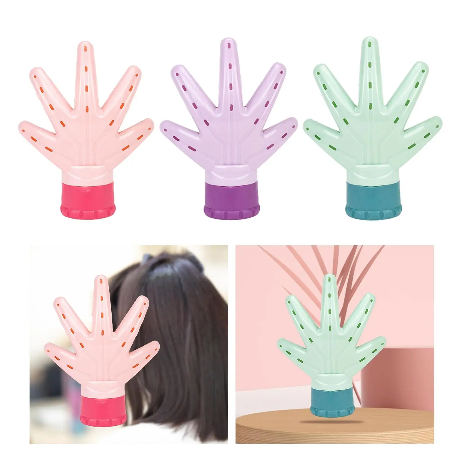 1PC Hand Shape Hair Dryer Diffuser Attachment for Types Girls Women
