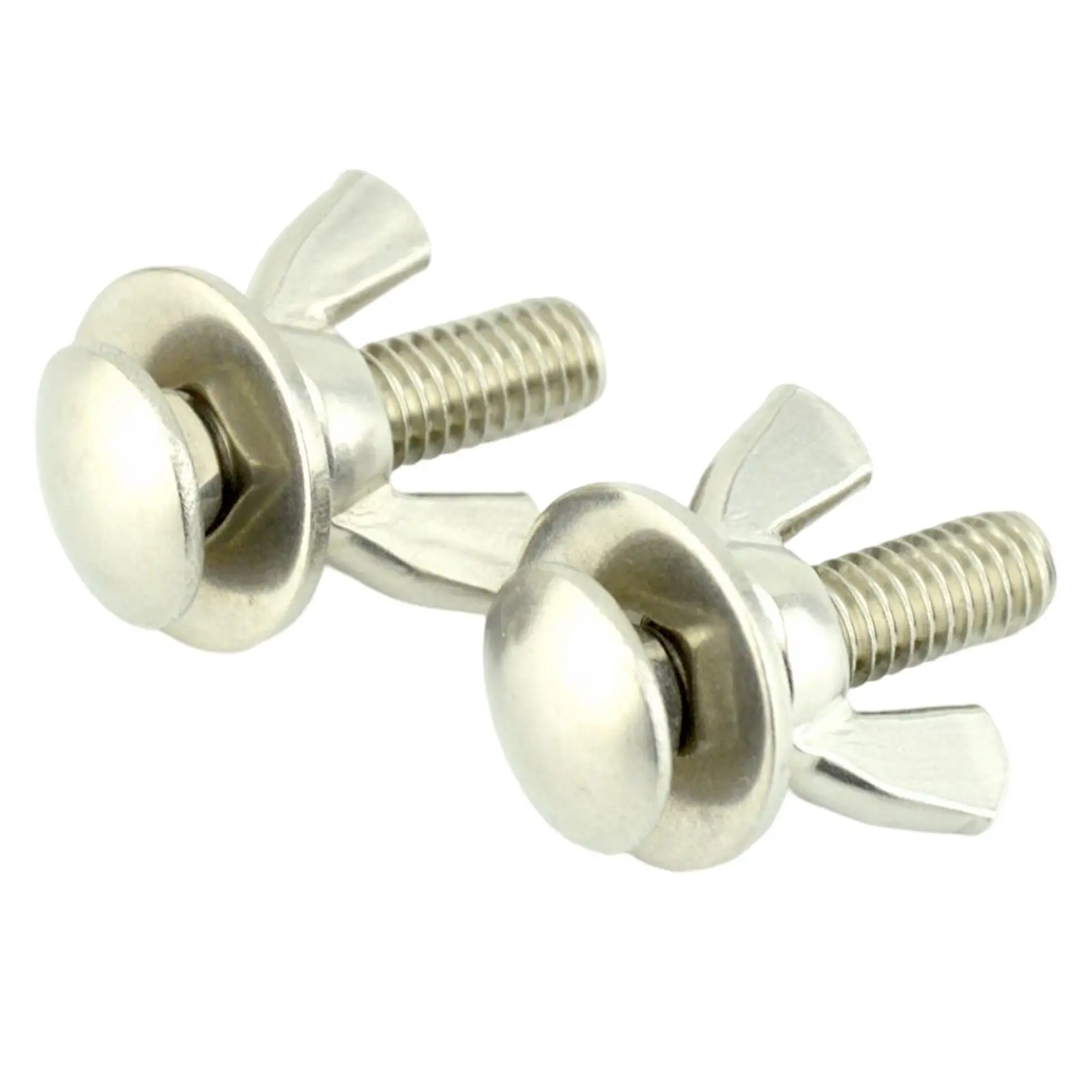 2x Tech Diving Butterfly Screw Bolts Wing Nut Set 316 Stainless Steel Thumb Screws Fastener Fit for Backplate Accessories
