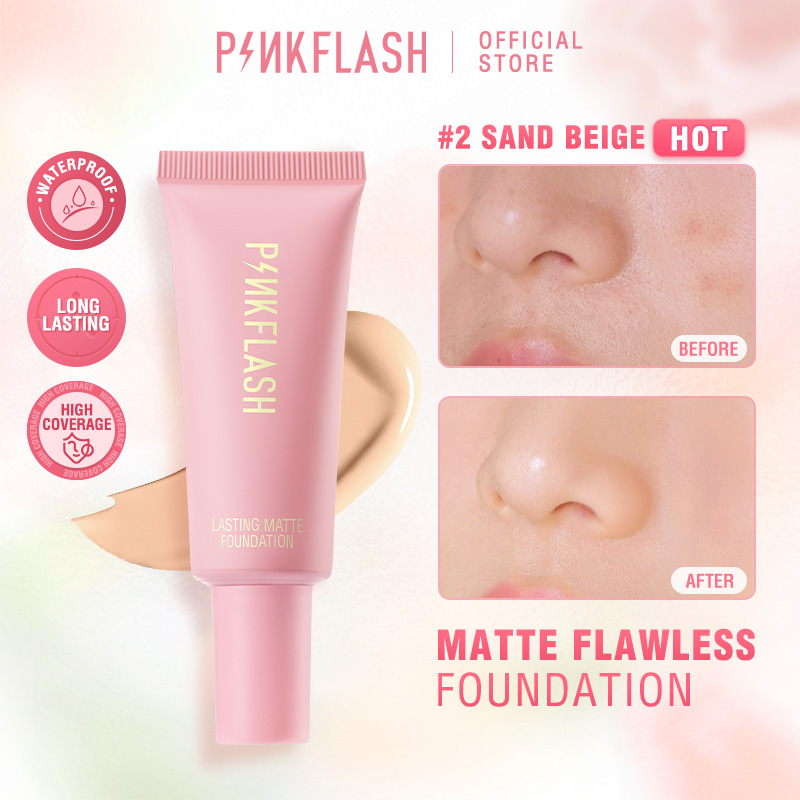 Best of PINKFLASH Flawless BB Cream Waterproof Lasting Full Coverage Face Base Liquid Foundation Whitening Concealer Makeup Cosmetics Reviews & Tips