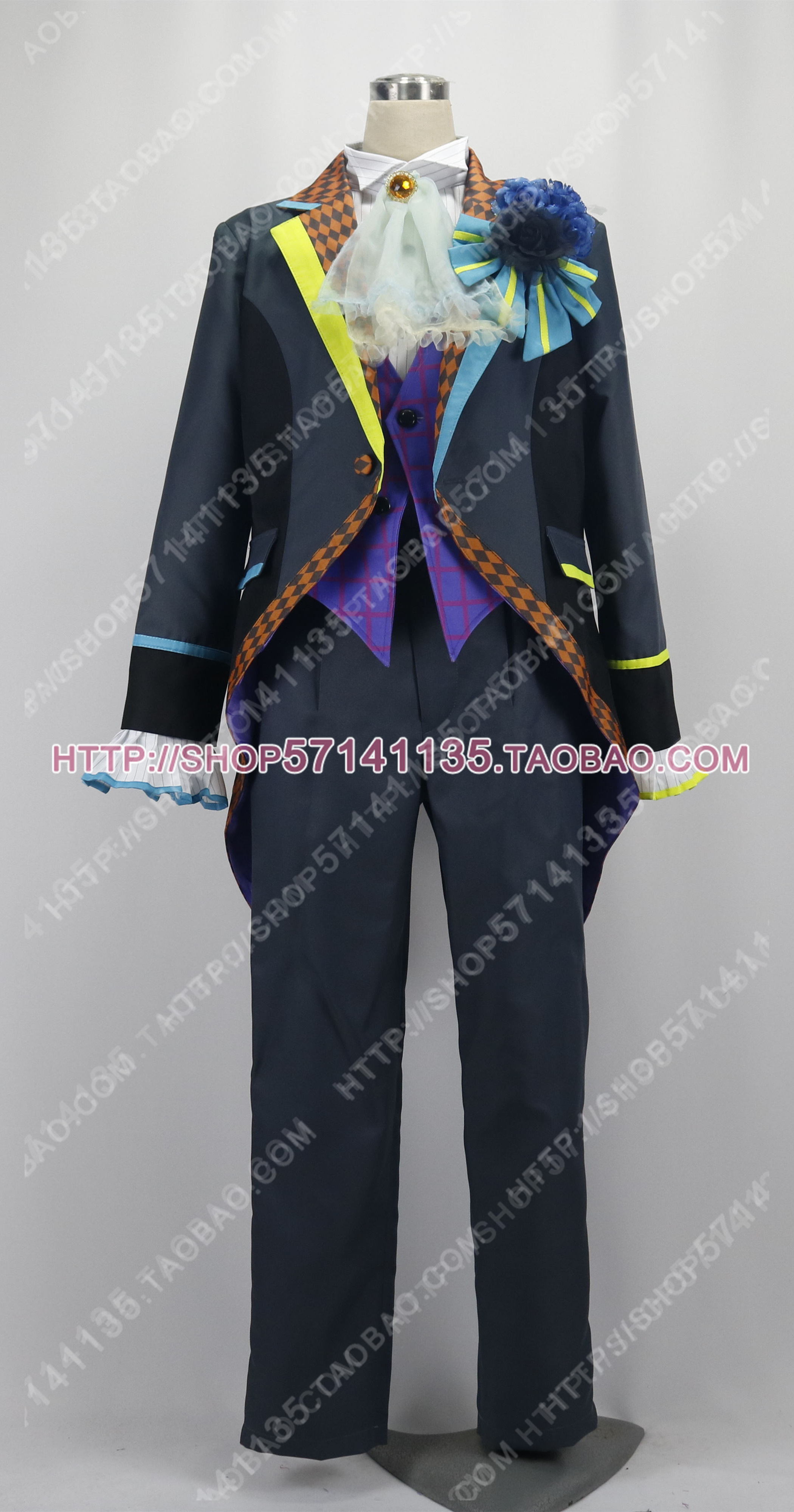 EIME Game PJSK Kamishiro Rui Cosplay Costume Formal Suit Party Clothing Halloween Uniforms Custom Made – Detail 2