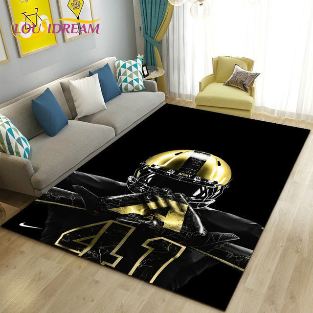 Pittsburgh Steelers Anti-Skid Area Rugs Living Room Floor Mats Flannel  Carpets