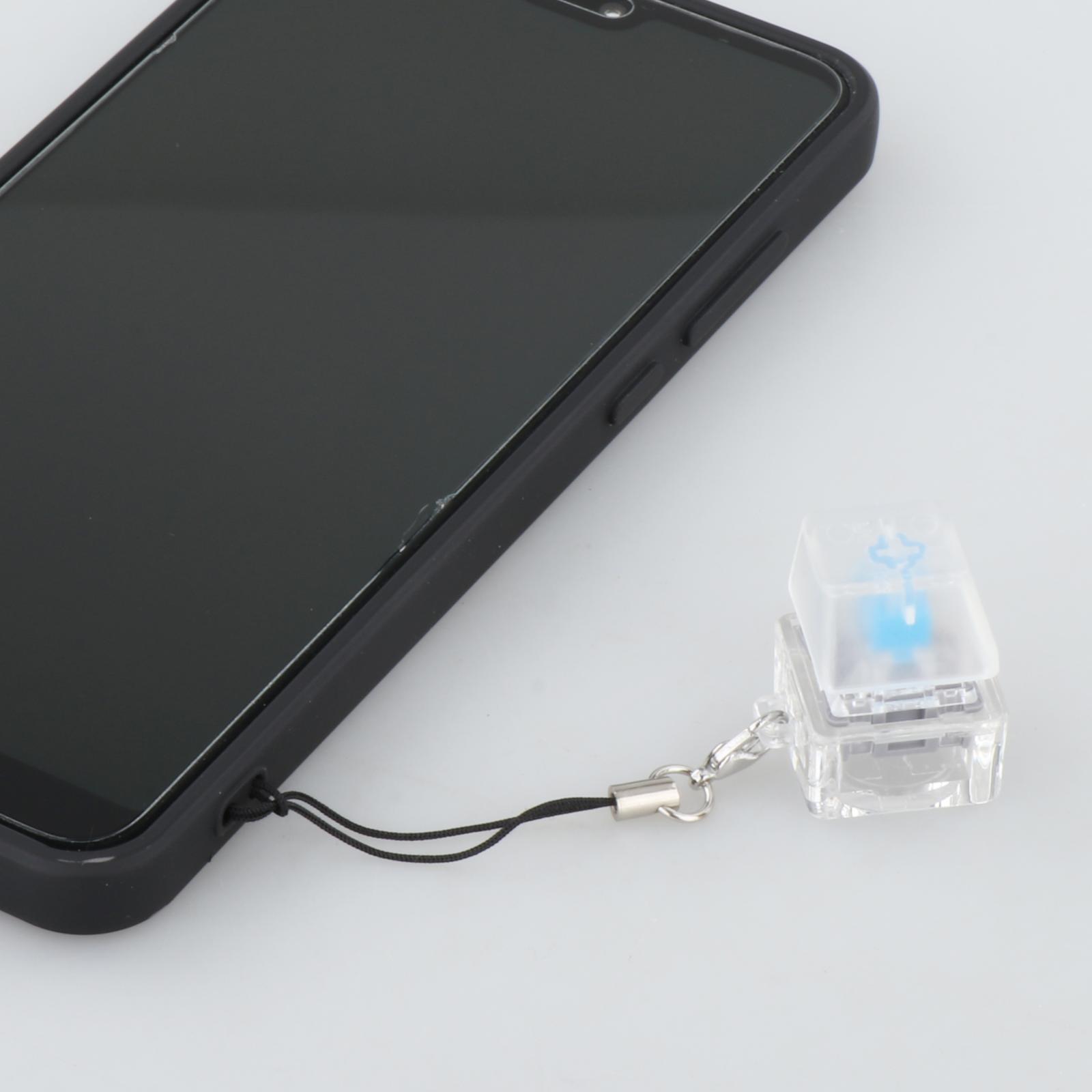 Mechanical Keyboard Switch Tester Keychain Key Ring Pendant Toys Switch Testing Tool Shaft Tester DIY Decoration