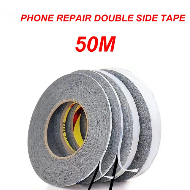 1mm-18mmx50meters Ultra Thin Black Double Sided Adhesive Tape For Mobile  Phone Screen LCD Display Digitizer Repair - AliExpress