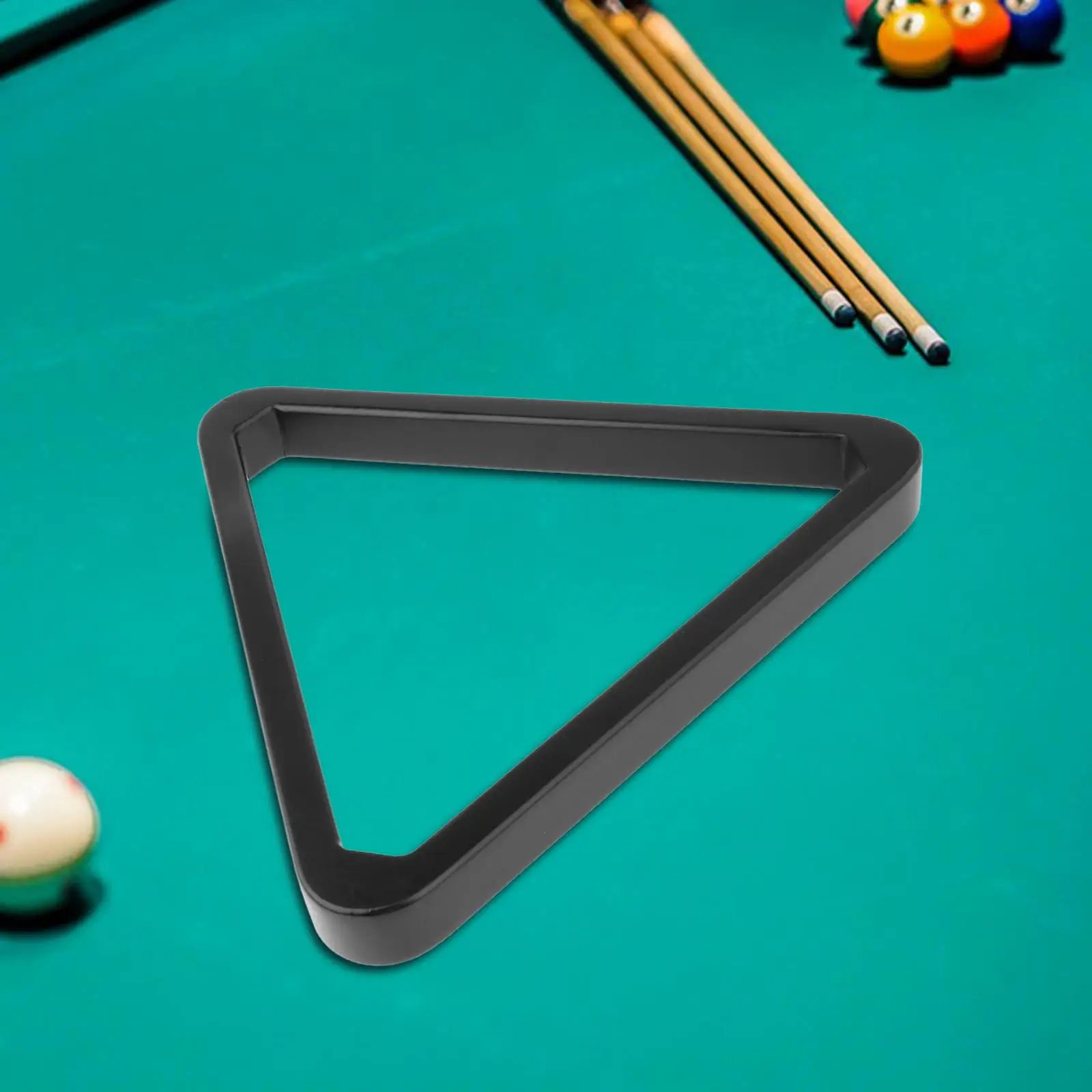 Solid Wood Billiard Triangle Ball Rack for 57.2mm Pool Balls Snooker Accessories Practice Billiards Table Training Pool Rack