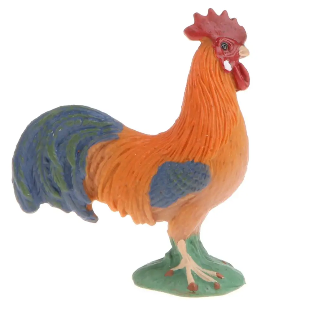  Simulation Rooster Chicken  Animal Model Action Figure for Kids  Decor