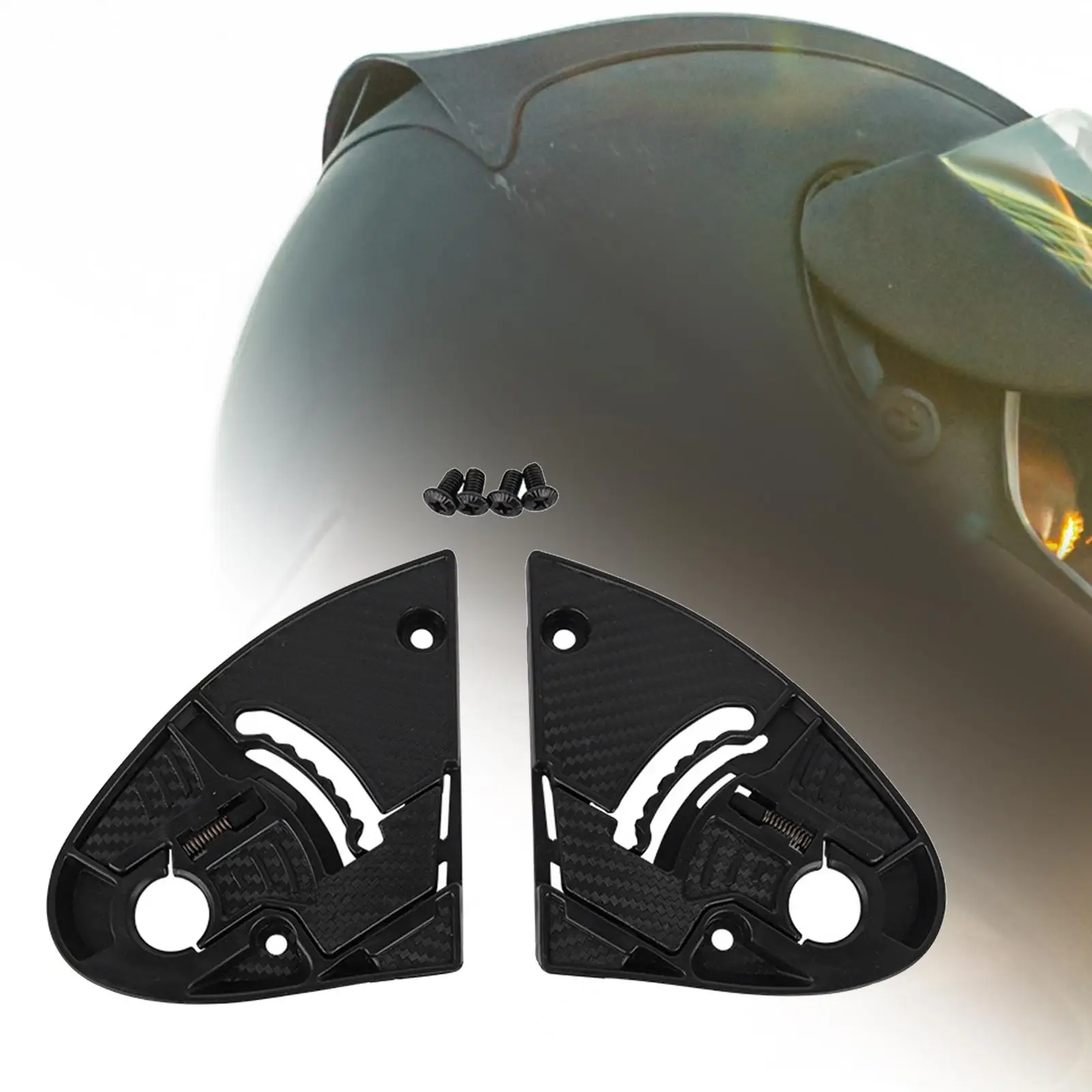 2Pcs Motorcycle Helmet Lens Base Easy Installation for Soman 961 x7 x8