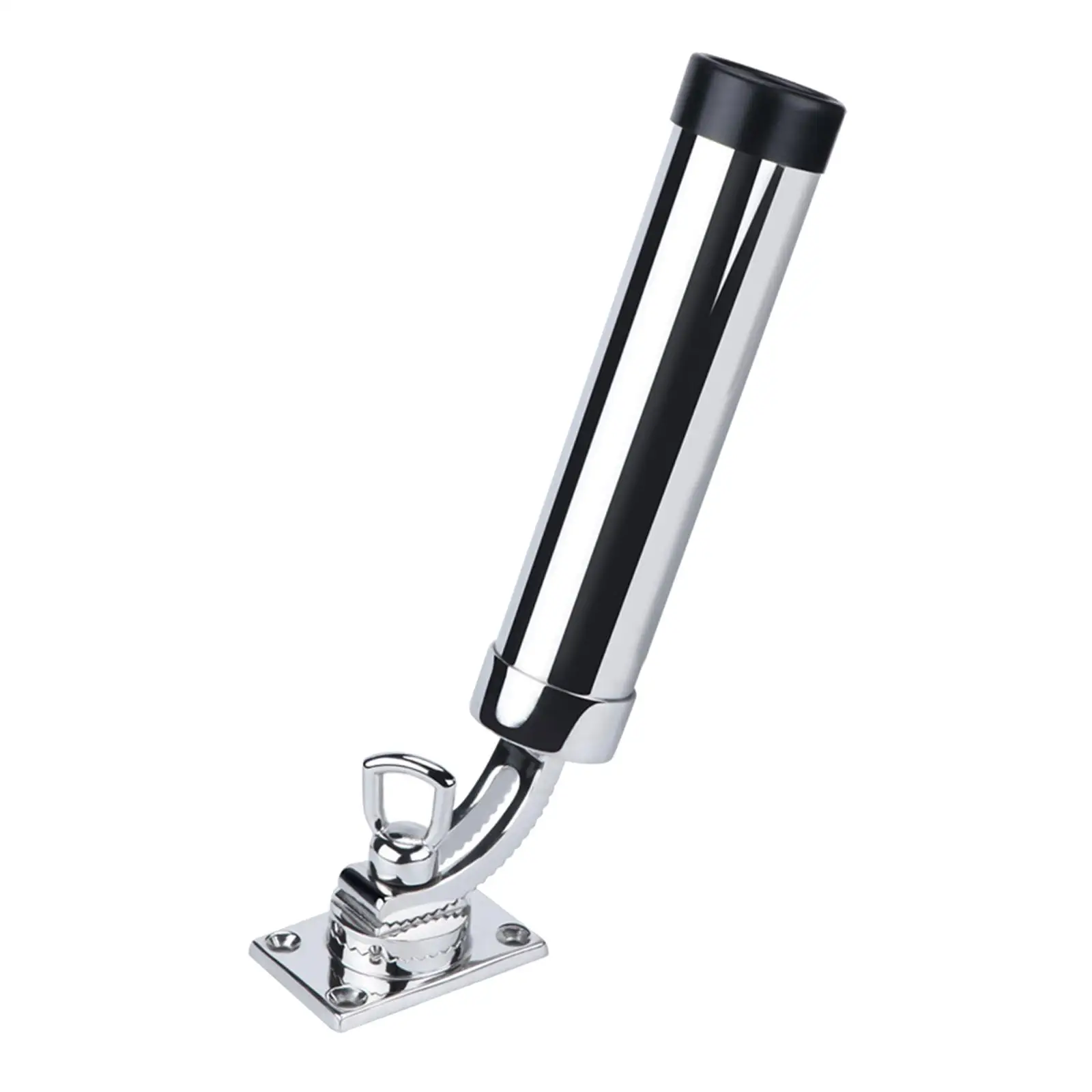 Stainless Steel Fishing Rod Holder Bracket Supporting Accessories Rail Mounting Premium Fishing Pole Holder Rail Mounted Clamp