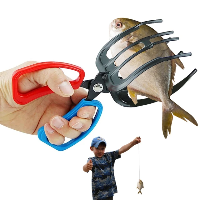 Fishing Pliers Gripper Metal Fish Control Clamp Claw Tong Grip
