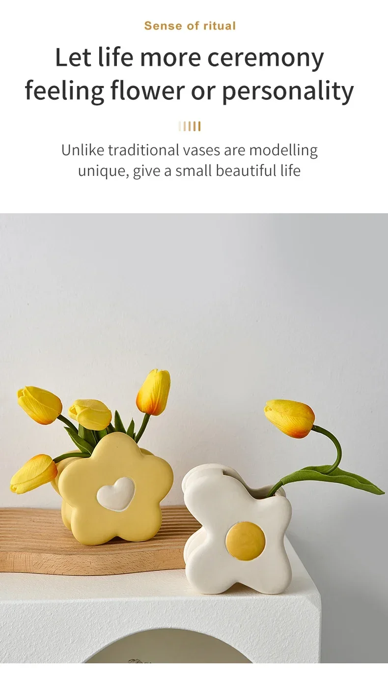 Morandi Design Flower Vase