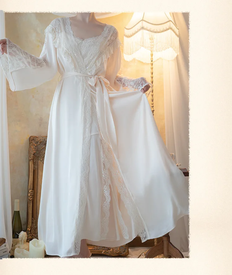 White Sleep Gown | White Nightgown Long