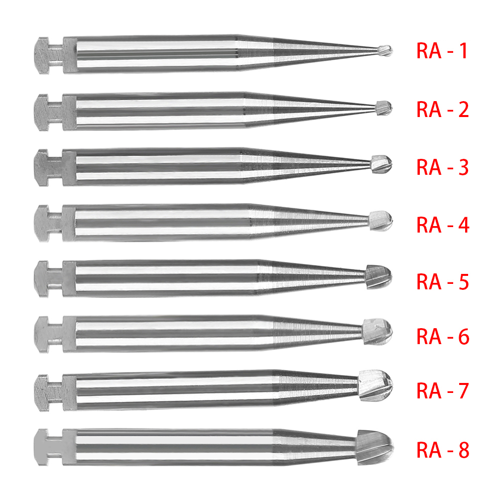 Best of 5pcs / box Dental Tungsten Carbide Burs Low Speed Round RA Drills Tungsten Steel Latch Type Shank Contra-Angle For Dental Turbine Reviews & Tips