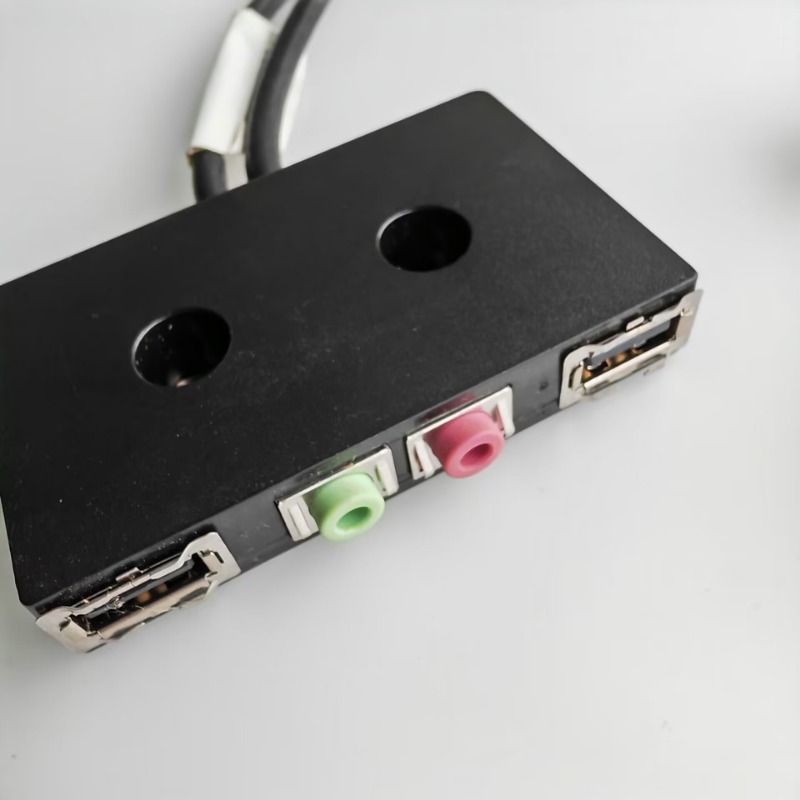 11Pin 2-Port USB 2.0 13Pin AC97 HD AUDIO MIC Board Front I/O Panel für Lenovo Chassis Motherboard Verlängerung Kabel – Detail 4