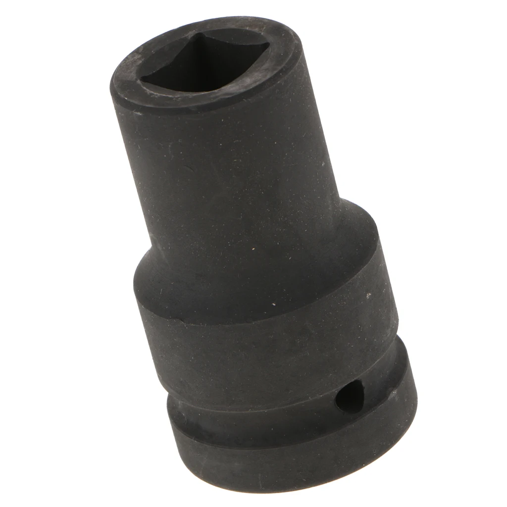 Heavy Duty 17mm Metric Impact Socket with 1 inch Drive, , Black