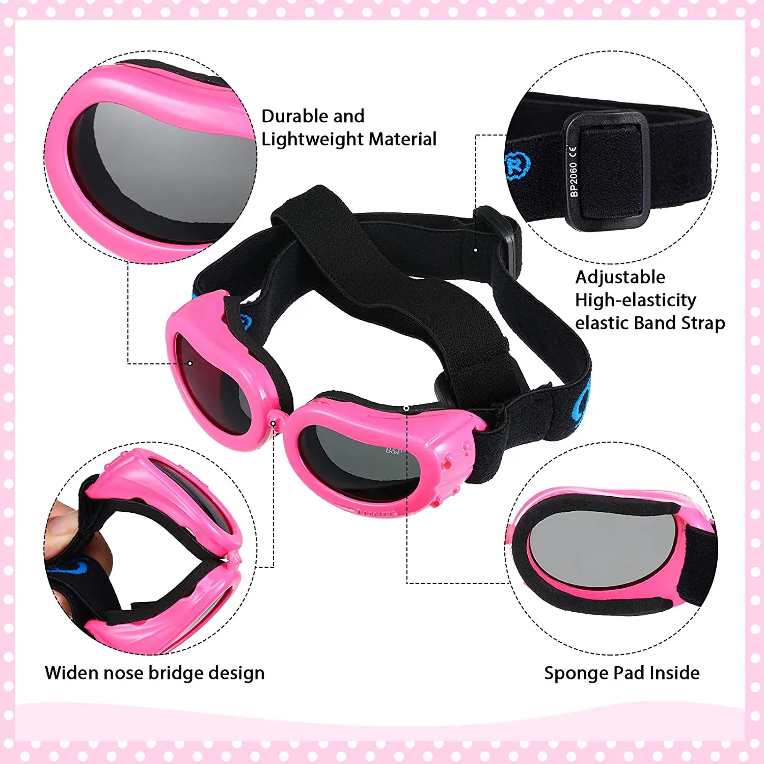 Dog Sunglasses & Helmet Set for Safe and Stylish Outings