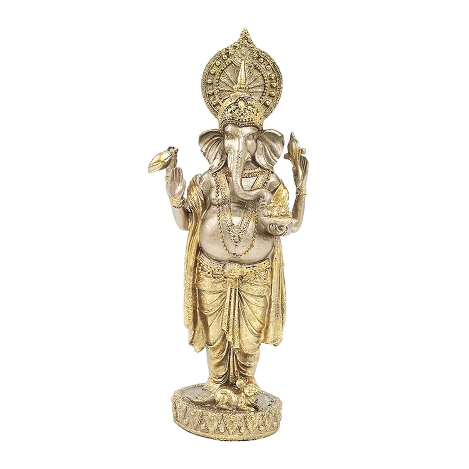 Elephant Buddha Statue Crafts Collectible Figurine Figurine Resin Home Decor