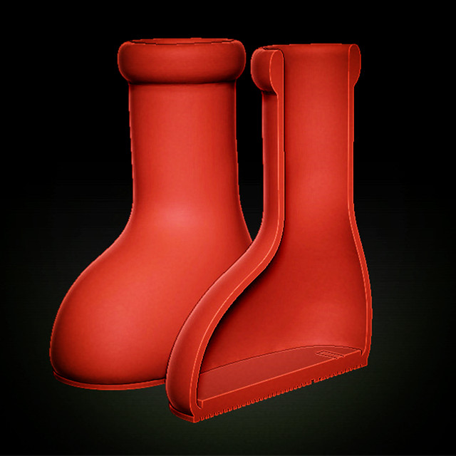 Pair of Big Red Boots - Pen and Pencil Cup Holder - Home decor - Cartoon  Boots - 3D Printed