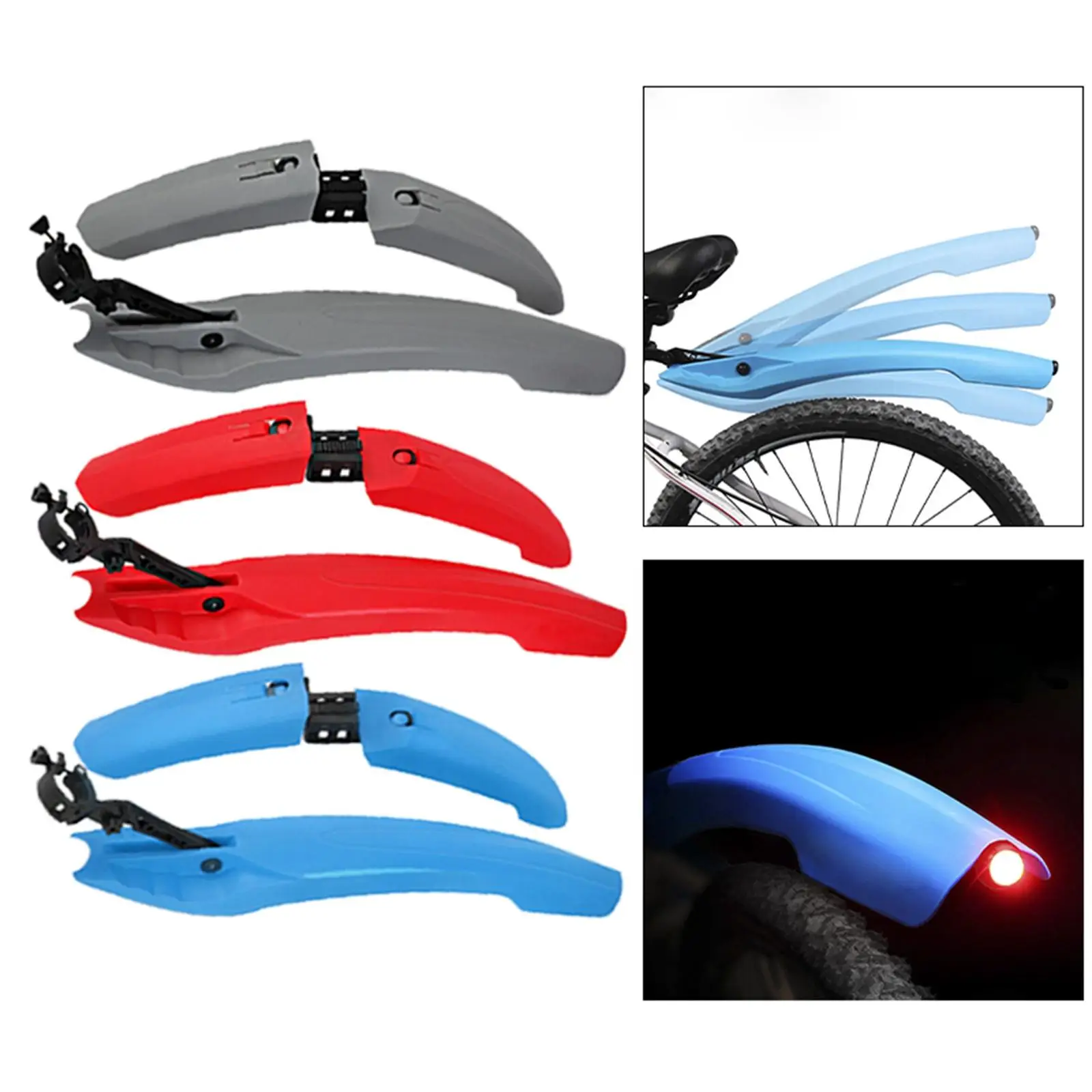 Bike s Adjustable MTB Mudguard Front/Rear s with  Cycling s Set  Bike Guards Accessories