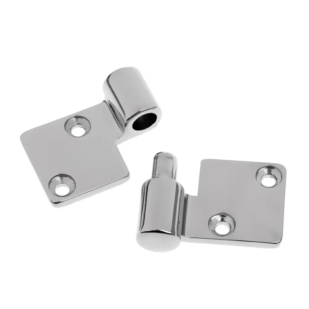 316 Stainless Right / Hinge for Boat, RVs (3.54 x 1.5 inch) - Silver