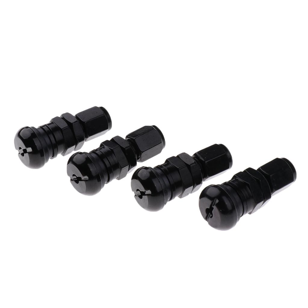 dolity 4 Pieces Car Truck Motorcycle Aluminum Wheel Rim Tire Valve Stem 