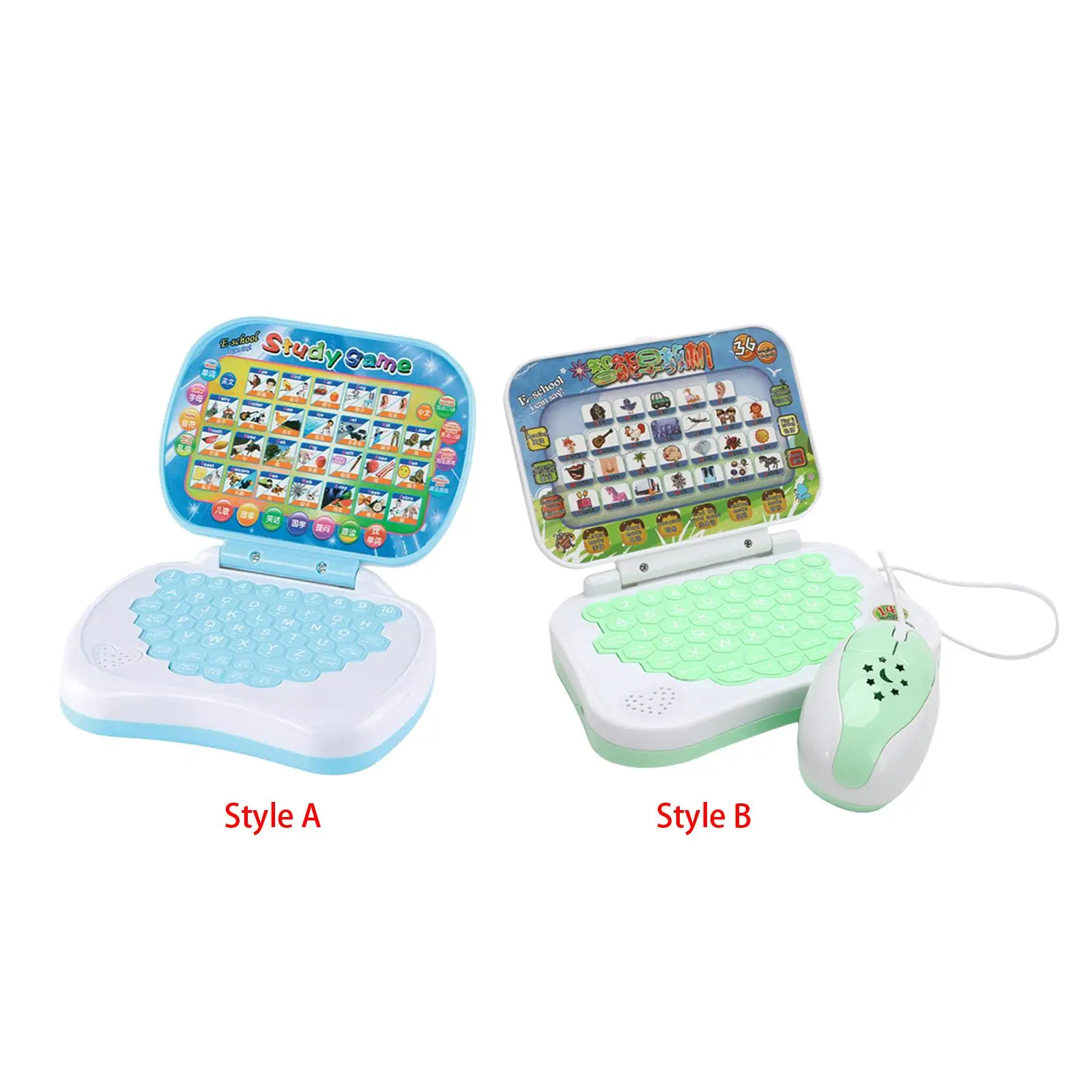 Multifunction Kids Laptop Toy Activities Study Game Computer for Girls Boys