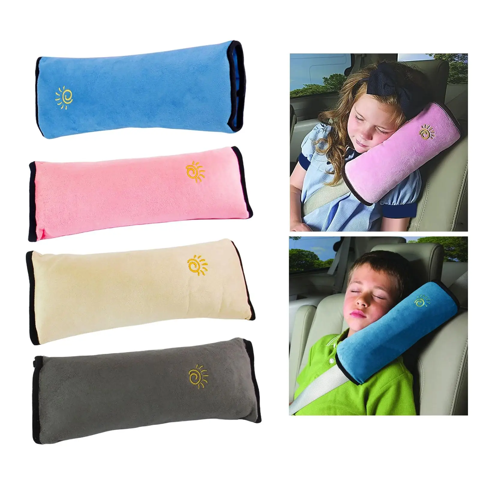 Seat Belt Carseat Strap Cushion Pads for Girls