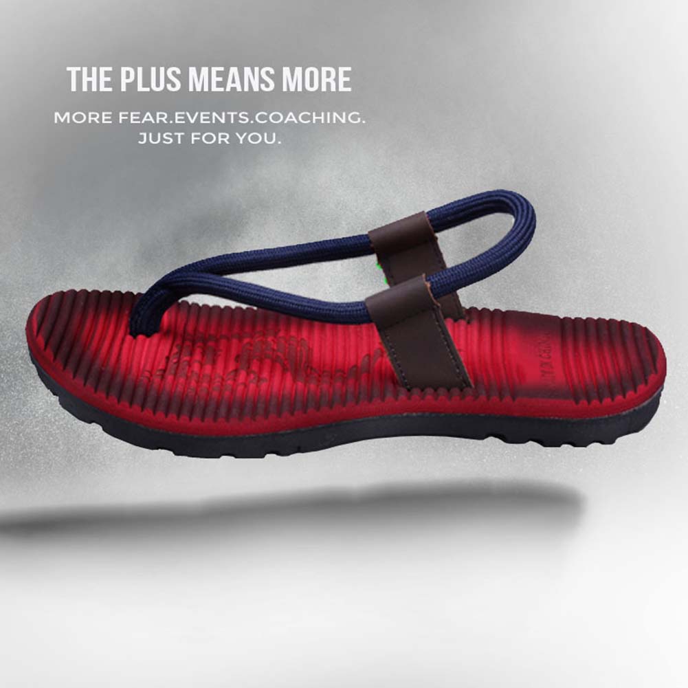Summer Herren Flip-Flops große Größe bequeme Clip-Toe-Hausschuhe Leichte, rutschfeste Soft Sohle Beach Pantoffeln zum Wandern – Detail 4
