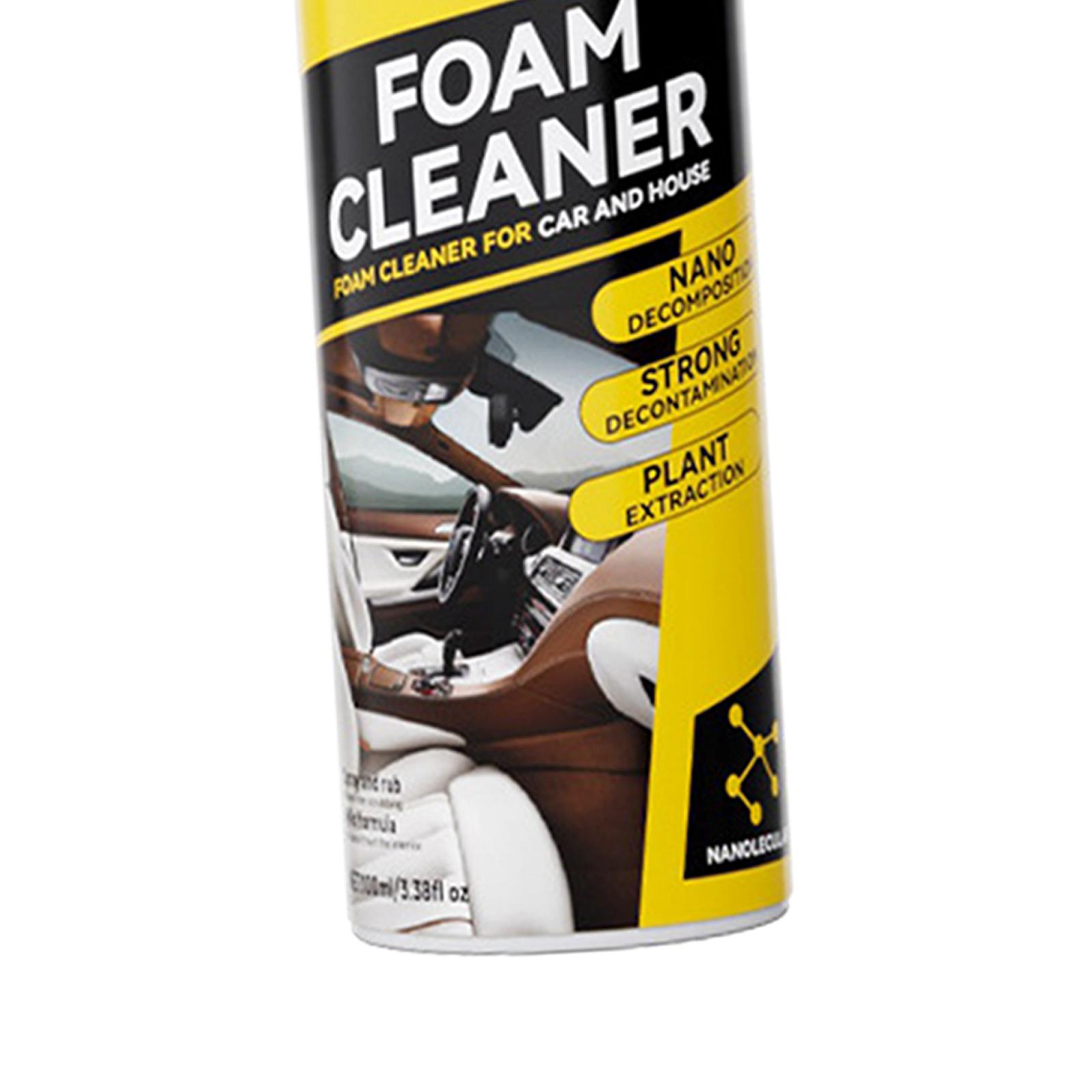 Cleaning Spray 200ml Automobile Interior Accessories Multifunctional PU Leather Seat Household Foaming Cleaner Car Foam Cleaner