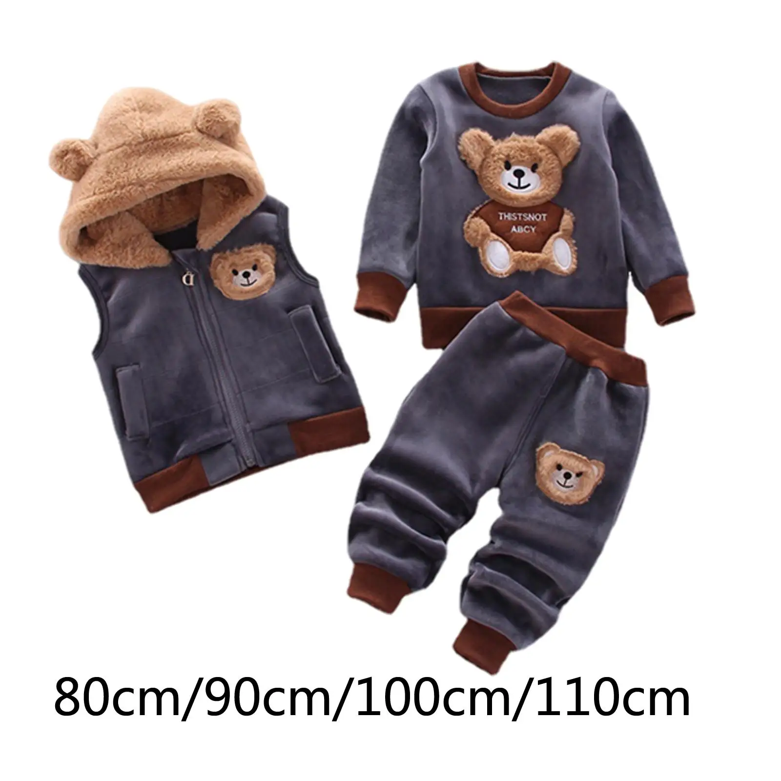 Winter Baby Clothes Soft Warm for New Year Baby 1-3 Years Olds Holiday Gifts