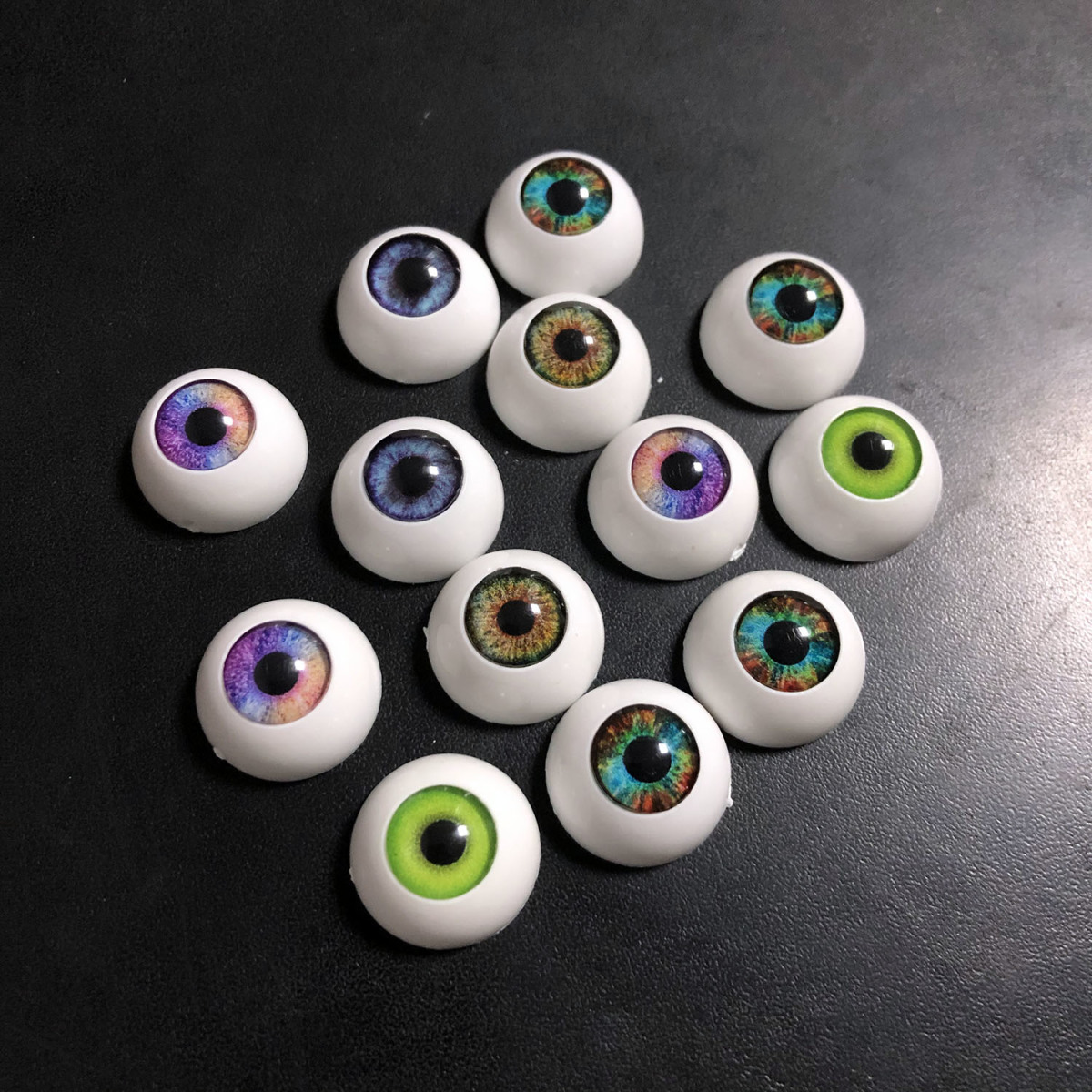 Doll Eyes Diameter 10/12/14/16/18 Mm Bjd Doll Round Acrylic Eyeball Dress Up Girl Diy Play House Toys Kid Gift Doll Accessories