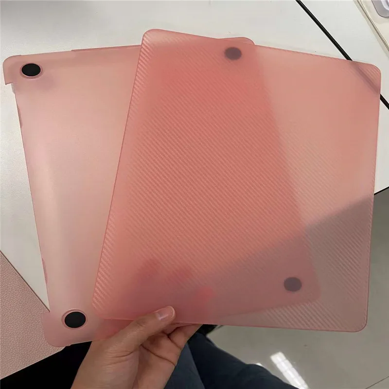 Laptop Case for Macbook Air Pro 13 2020 Carbon Fiber Lightweight Heat Dissipation A2337 A2179 Cover Air 13.3 Inch for Mac Book pink laptop bag