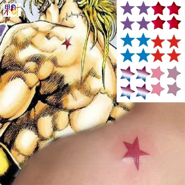 6pc Jojo Bizarre Adventure Joestar Family Genetic Birthmark Tattoo Stickers  Dio Kujo Jotaro Cosplay Prop  Costumes Diy  AliExpress