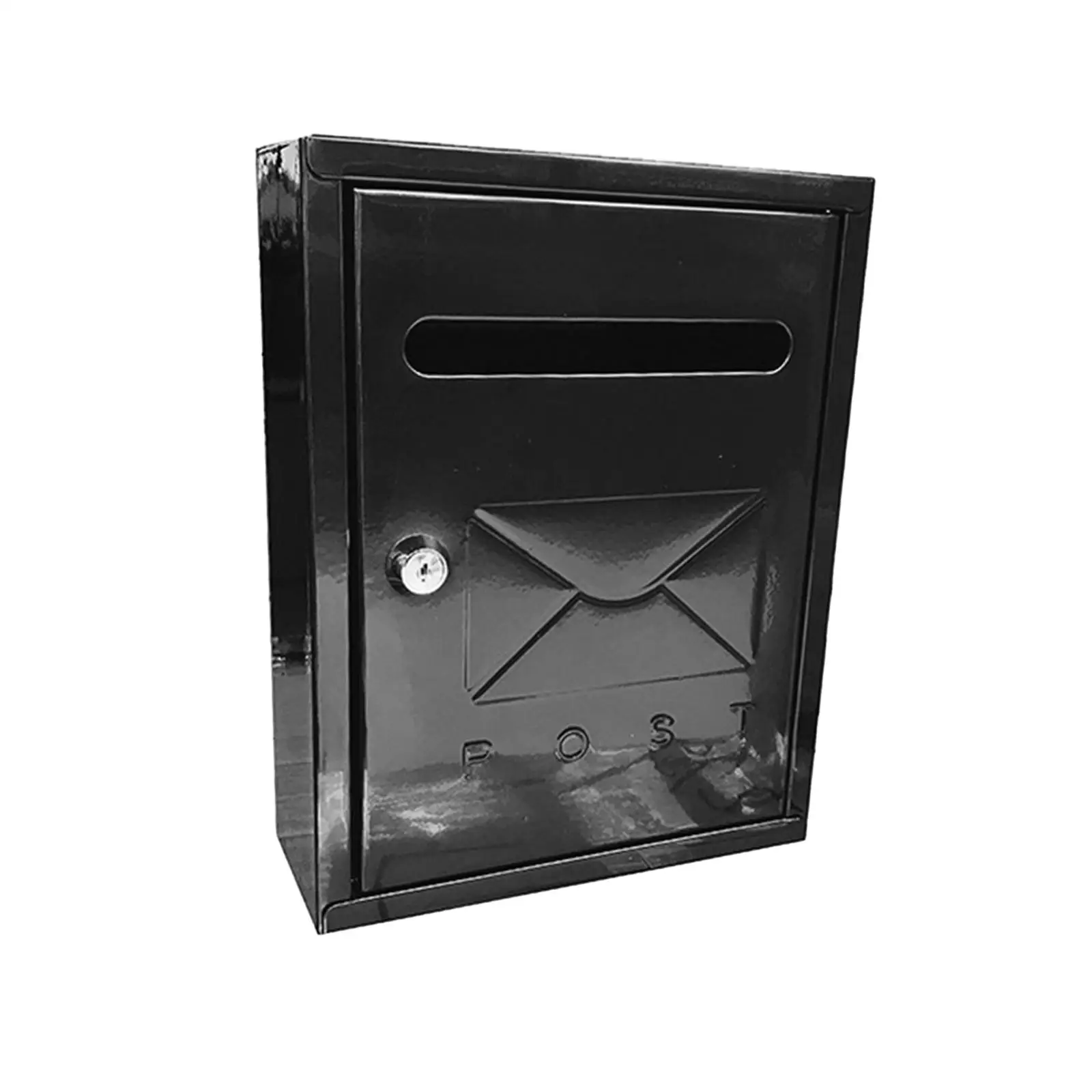 Locking Wall Mailbox Outdoor Mail Box Multifunctional Rust Resistant 21.7x30x7cm for Commercial Rural Home Scratch Resistant
