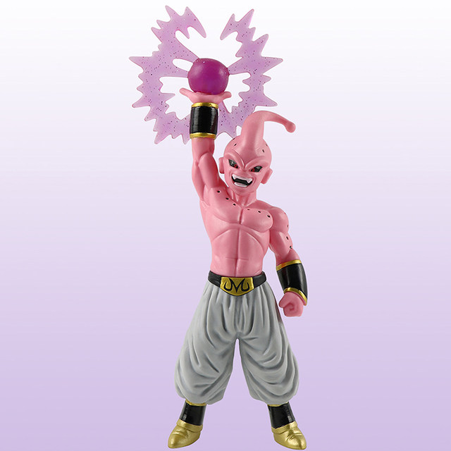 26cm Height Dragon Ball Anime Figure Majin Buu Combat Posture Cartoon Doll  Model Toy Ornaments