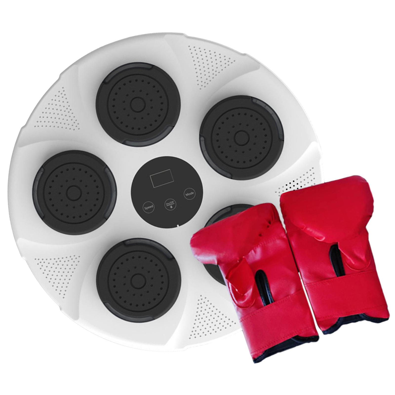 Boxing Machine Music Boxing Wall Target with Boxing Gloves Punching Pad for Home Kickboxing Strength Training Karate Sports