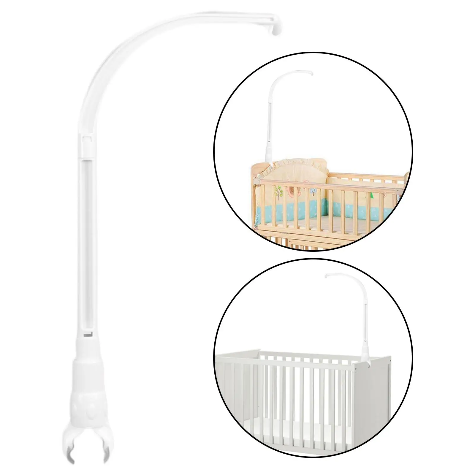 Baby Crib Arm Bracket Hanging Bed Bell Bracket Toy Rotated Stent Set Arm