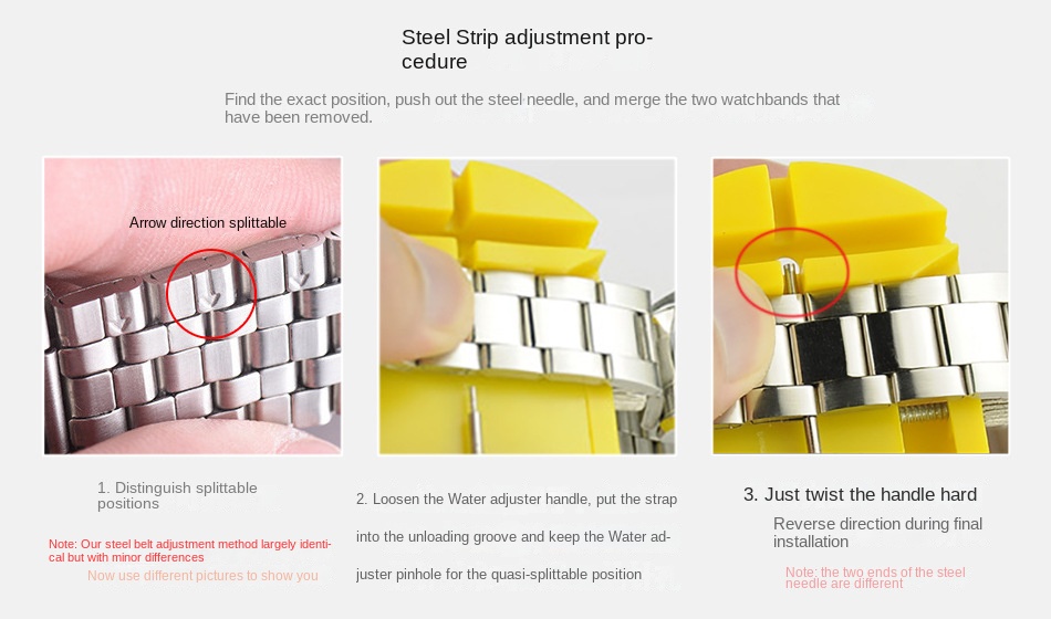 Steel Belt adjustment procedure