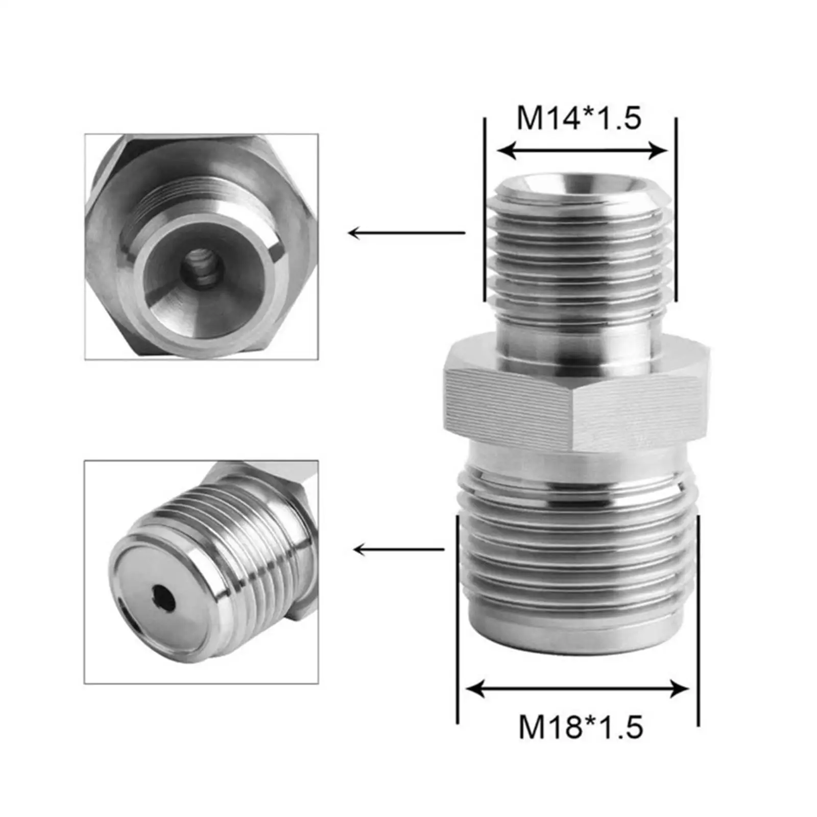 Fuel Rail Fitting Anti Rust Better Sealing Performance Direct Replaces Stainless Steel for Silverado 2500 3500 Duramx