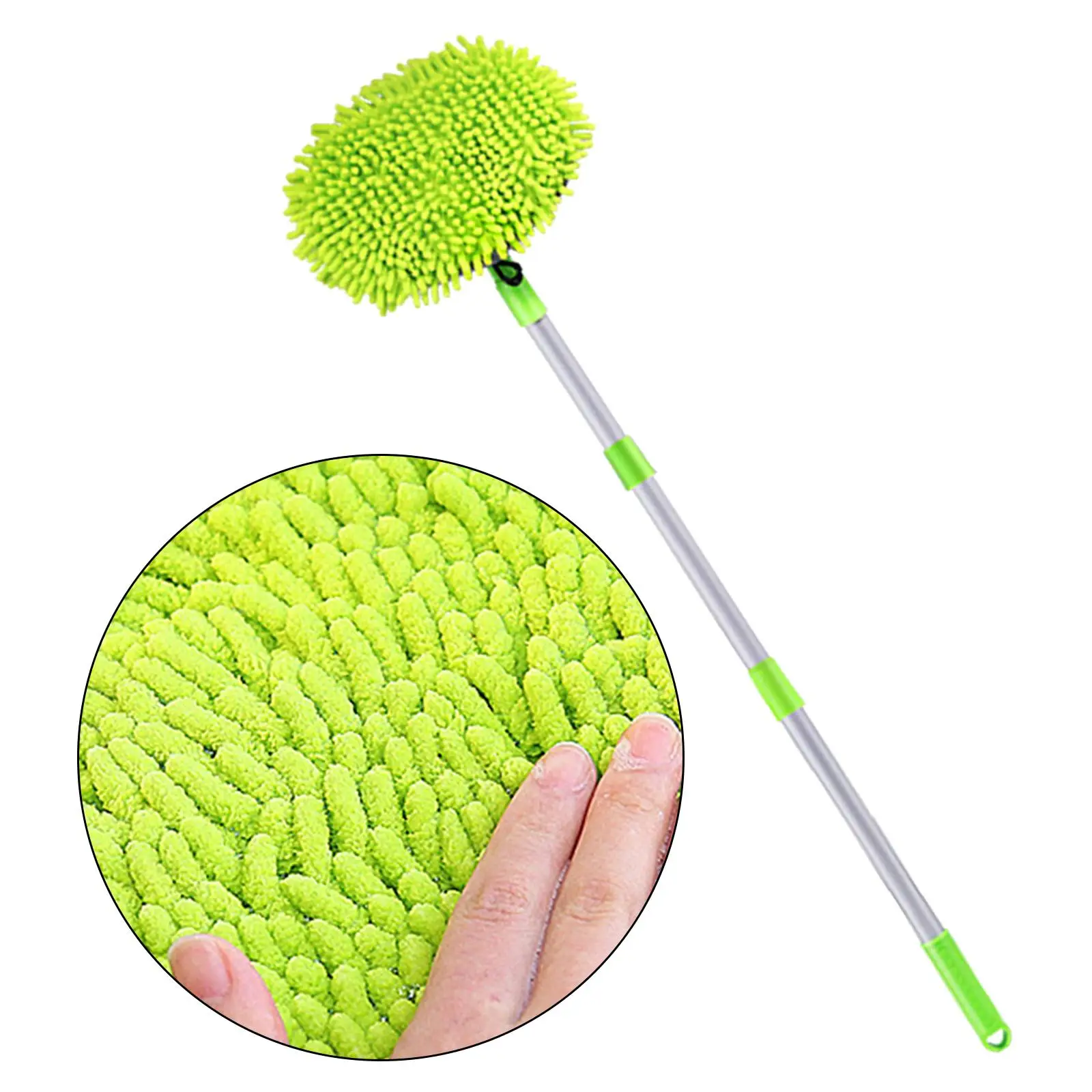 Telescoping Car Cleaning Brush with Long Handle Car Wash Brush Mop for SUV Truck RV