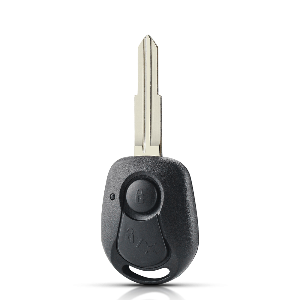 Keyyou 2 Tasten Autos chl üssel schale Ersatz anhänger Fernbedienung Abdeckung passend für Ssangyong Actyon Kyron Rexton ungeschnittenen Schlüssel etui – Detail 3