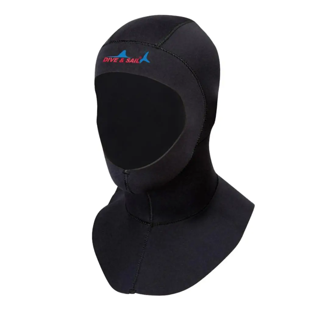 1pc 3mm Diving Hood Full  Warm Dive Cap Wetsuit Hooded Wet Suit Hat