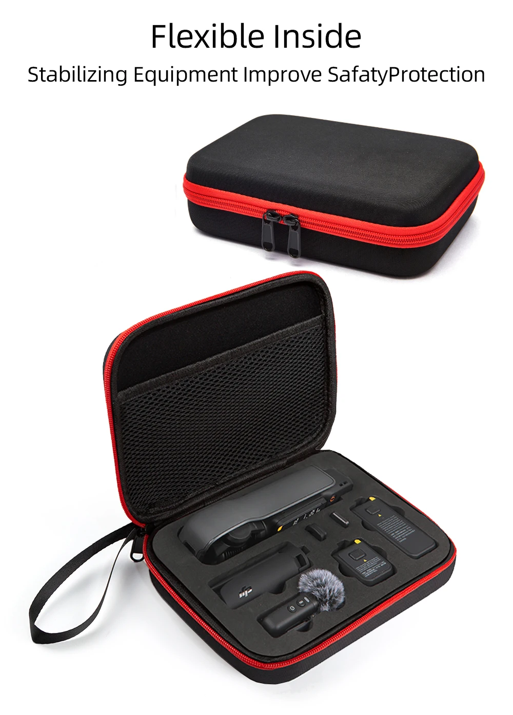 Description Picture 6 of itemFor DJI Osmo Pocket 3 Stabilizer Portable Case Carrying Case  Gimbal Accessories Bag Waterproof Storage Bag Multi Functional