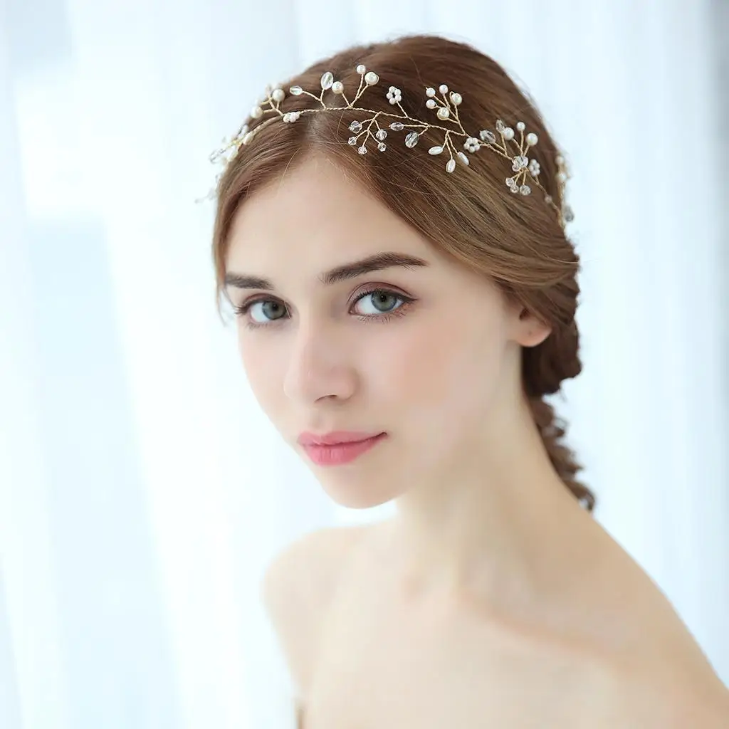 Delicate  Hairband flower Headband Women Bridal Wedding Headpiece