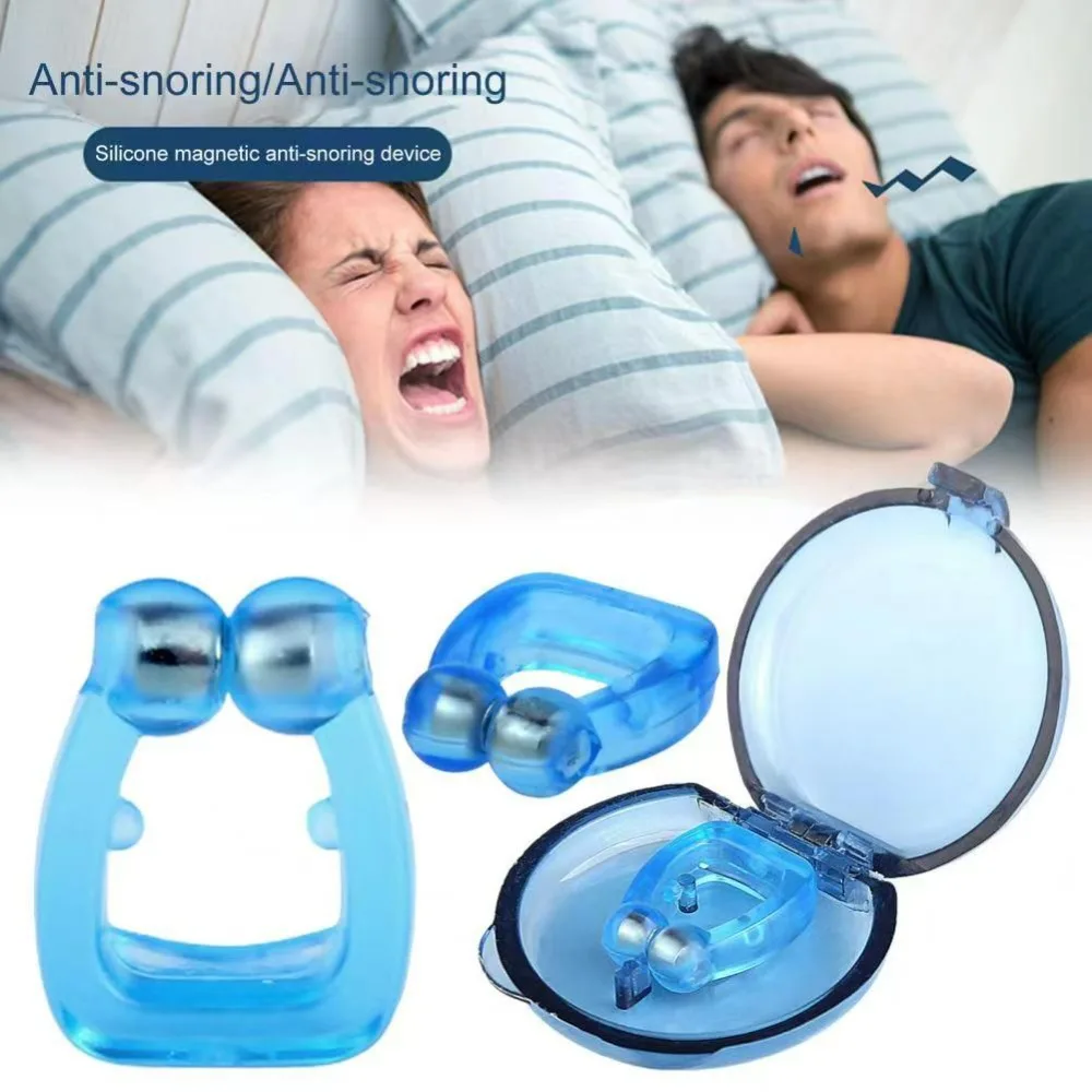 Best of Portable Snoring Nose Clip Silicone Magnetic Anti Snore Device Easy Breathe Improve Sleeping Aid Apnea Guard Night Device Reviews & Tips