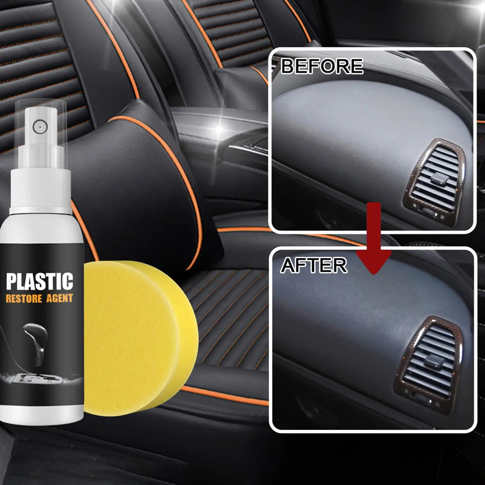 Car Plastic Part Retreading Agent Plastic Agent Decal Agent for Automotive Interior Exterior Leather