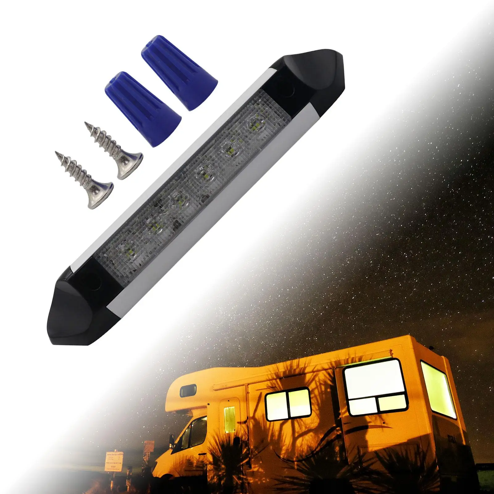 LED Lamp Low Power Consumption RV Ceiling Light for Truck Boat Yacht