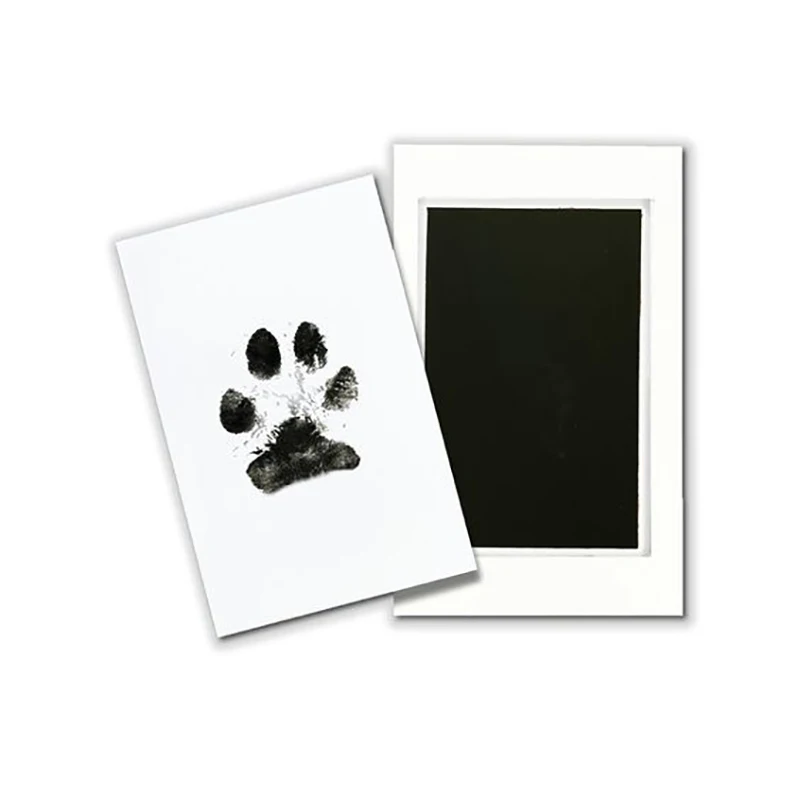 Набор чернил для печати лап кошки и собаки, безопасный нетоксичный детский след, душ для новорожденных, отпечаток руки, легкий DIY, чистый сенсорный бесчернильный сувенир для домашних животных