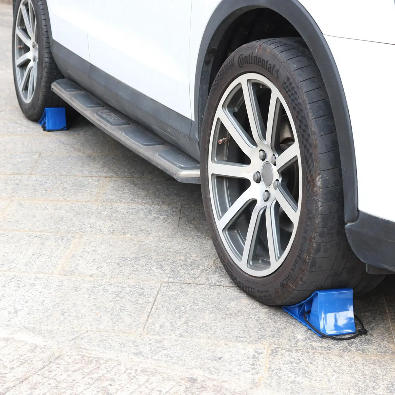 Wheel Chocks Black Car Stoppers Anti-skid Tire  Heavy Duty Pad
