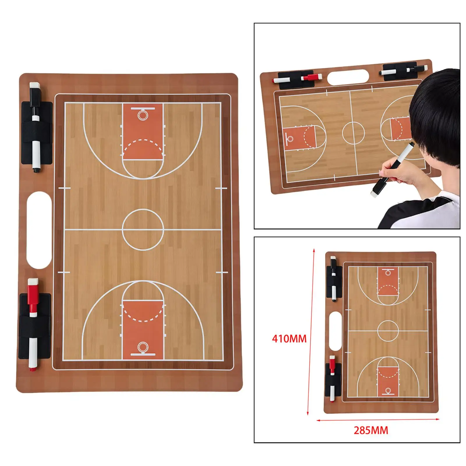 Clipboard Dry Erase Coaches Board Plays Teaching Basketball Coaching Board