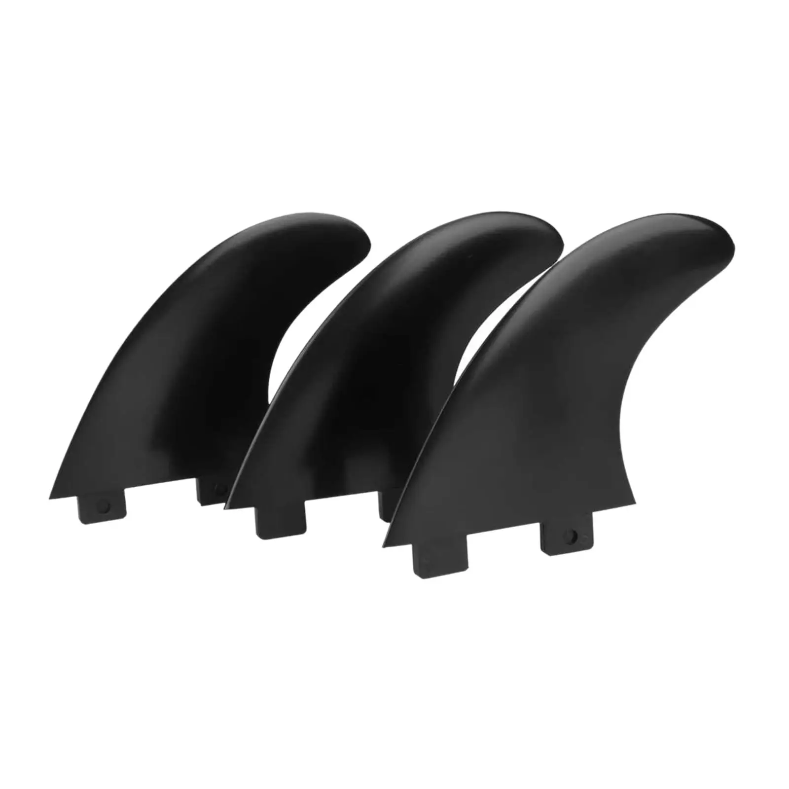 3Pcs Surfboard Fins Easy Installation Replacement Surfing Fin for Longboards Water Sports Stand up Paddleboard Dinghy Parts